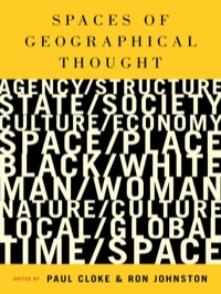 Imagen de portada: Spaces of Geographical Thought 1st edition 9780761947325