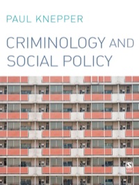 Imagen de portada: Criminology and Social Policy 1st edition 9781412923385