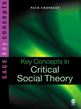 Cover image: Key Concepts in Critical Social Theory 1st edition 9780761970590