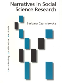 Imagen de portada: Narratives in Social Science Research 1st edition 9780761941958