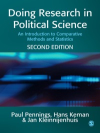 Cover image: Doing Research in Political Science 2nd edition 9781412903776