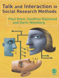 Cover image: Talk and Interaction in Social Research Methods 1st edition 9780761957058