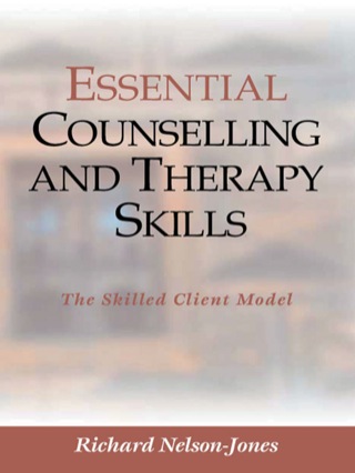 Cover image: Essential Counselling and Therapy Skills 1st edition 9780761954729