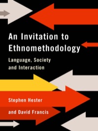Cover image: An Invitation to Ethnomethodology 1st edition 9780761966418