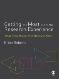 صورة الغلاف: Getting the Most Out of the Research Experience 1st edition 9780761941194