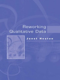Immagine di copertina: Reworking Qualitative Data 1st edition 9780761971436
