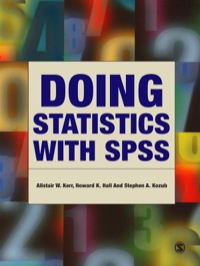 表紙画像: Doing Statistics With SPSS 1st edition 9780761973843