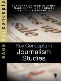 Titelbild: Key Concepts in Journalism Studies 1st edition 9780761944829