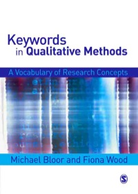Cover image: Keywords in Qualitative Methods 1st edition 9780761943303