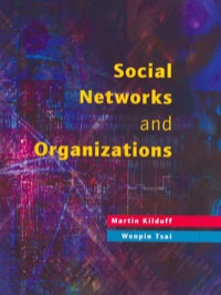 Titelbild: Social Networks and Organizations 1st edition 9780761969563