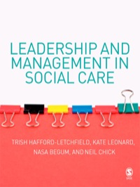 Cover image: Leadership and Management in Social Care 1st edition 9781412929615