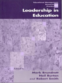 Immagine di copertina: Leadership in Education 1st edition 9780761940470