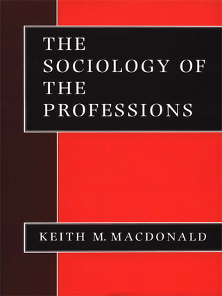Cover image: The Sociology of the Professions 1st edition 9780803986343