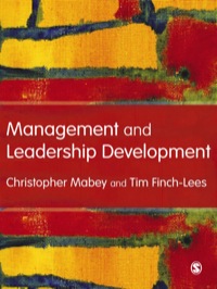 Immagine di copertina: Management and Leadership Development 1st edition 9781412929011
