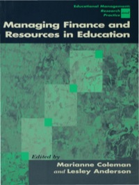 Cover image: Managing Finance and Resources in Education 1st edition 9780761965572