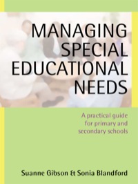Imagen de portada: Managing Special Educational Needs 1st edition 9781412903028