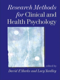 صورة الغلاف: Research Methods for Clinical and Health Psychology 1st edition 9780761971900