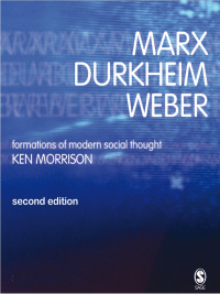 Titelbild: Marx, Durkheim, Weber 2nd edition 9780761970552