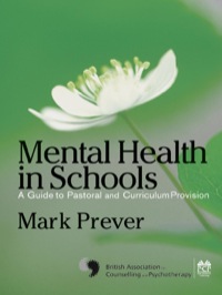 Imagen de portada: Mental Health in Schools 1st edition 9781412923309