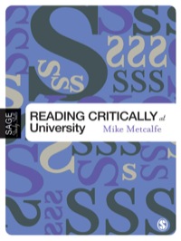 Imagen de portada: Reading Critically at University 1st edition 9781412901840