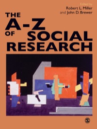 Cover image: The A-Z of Social Research 1st edition 9780761971337