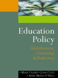 Cover image: Education Policy 1st edition 9780761974703