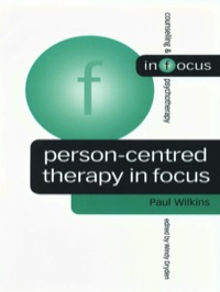 Imagen de portada: Person-Centred Therapy in Focus 1st edition 9780761964865