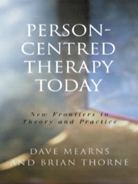 表紙画像: Person-Centred Therapy Today 1st edition 9780761965619