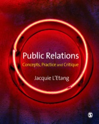 Omslagafbeelding: Public Relations 1st edition 9781412930482