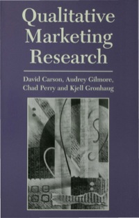 Titelbild: Qualitative Marketing Research 1st edition 9780761963660