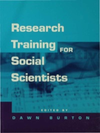 Omslagafbeelding: Research Training for Social Scientists 1st edition 9780761963516