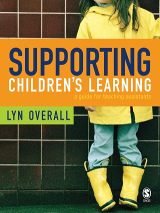 Cover image: Supporting Children′s Learning 1st edition 9781412912730