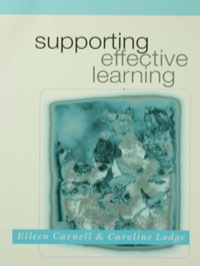 صورة الغلاف: Supporting Effective Learning 1st edition 9780761970477