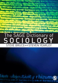 Omslagafbeelding: The SAGE Dictionary of Sociology 1st edition 9780761974826