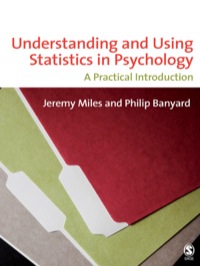 表紙画像: Understanding and Using Statistics in Psychology 1st edition 9780761943969