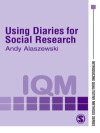 Imagen de portada: Using Diaries for Social Research 1st edition 9780761972914