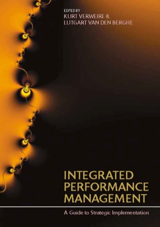 Imagen de portada: Integrated Performance Management 1st edition 9781412901543