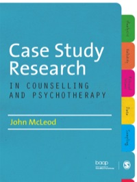 表紙画像: Case Study Research in Counselling and Psychotherapy 1st edition 9781849208055