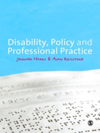 Imagen de portada: Disability, Policy and Professional Practice 1st edition 9781849201698
