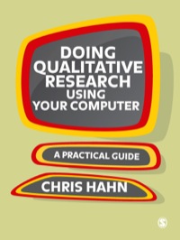 Imagen de portada: Doing Qualitative Research Using Your Computer 1st edition 9781412946926