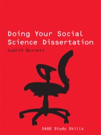 Cover image: Doing Your Social Science Dissertation 1st edition 9781412931137