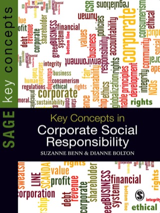 Cover image: Key Concepts in Corporate Social Responsibility 1st edition 9781847879288