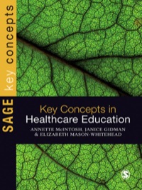 Cover image: Key Concepts in Healthcare Education 1st edition 9781849200103