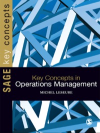 Imagen de portada: Key Concepts in Operations Management 1st edition 9781848607323