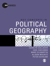 Imagen de portada: Key Concepts in Political Geography 1st edition 9781412946728