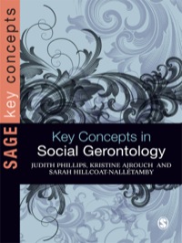 Cover image: Key Concepts in Social Gerontology 1st edition 9781412922715