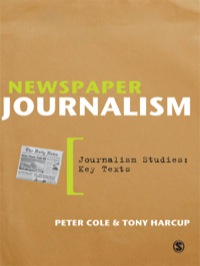 Cover image: Newspaper Journalism 1st edition 9781412931205
