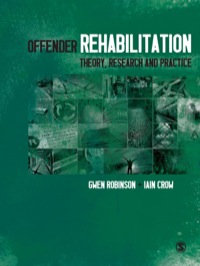 Cover image: Offender Rehabilitation 1st edition 9781412947718