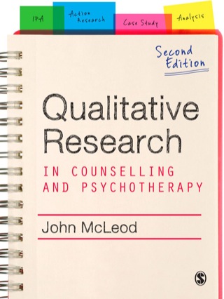 Cover image: Qualitative Research in Counselling and Psychotherapy 2nd edition 9781849200622