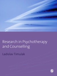 表紙画像: Research in Psychotherapy and Counselling 1st edition 9781412945790
